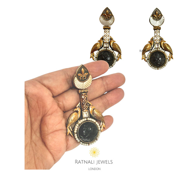 ethnic indian earrings by ratnali jewels